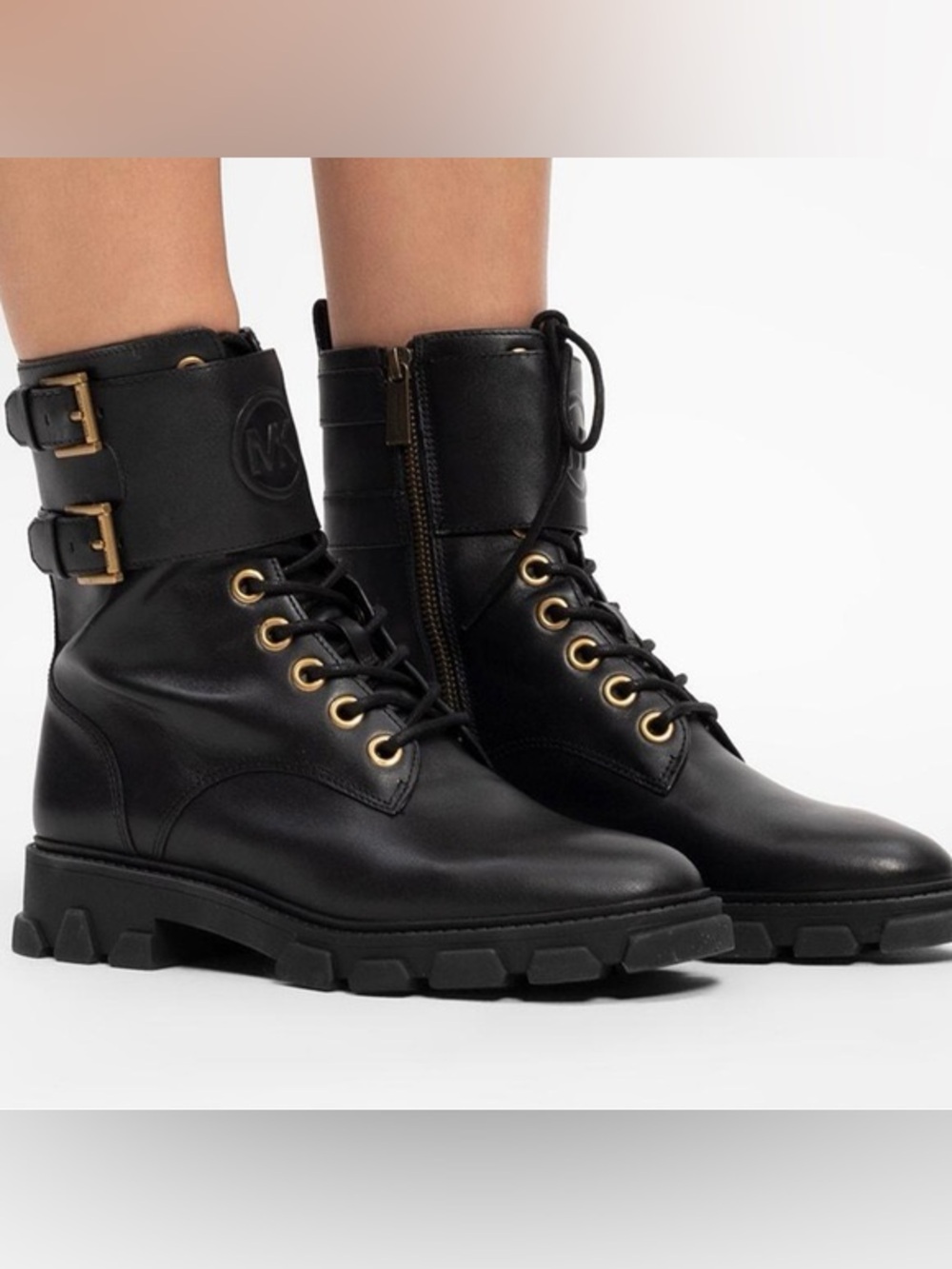 Michael Michael Kors Ridley leather boots Size 10